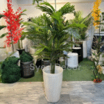 Palm Plant With Unbreakable Fiber Pot