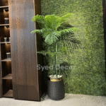 Palm Plant With Fiber Pot