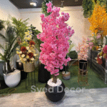 Blossom Plant With Fiber Bowl