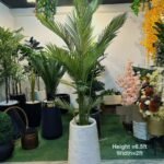 Artificial Berry Plant With Stylish Fiber Pot